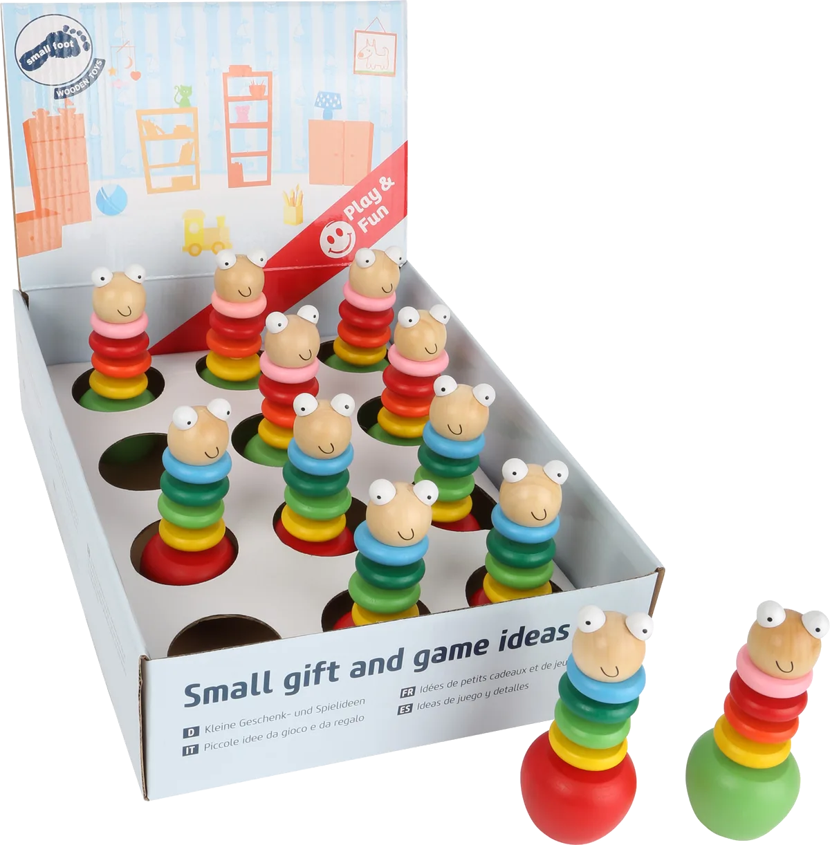 small foot Display (12pcs) Dancing Larvae - image 1