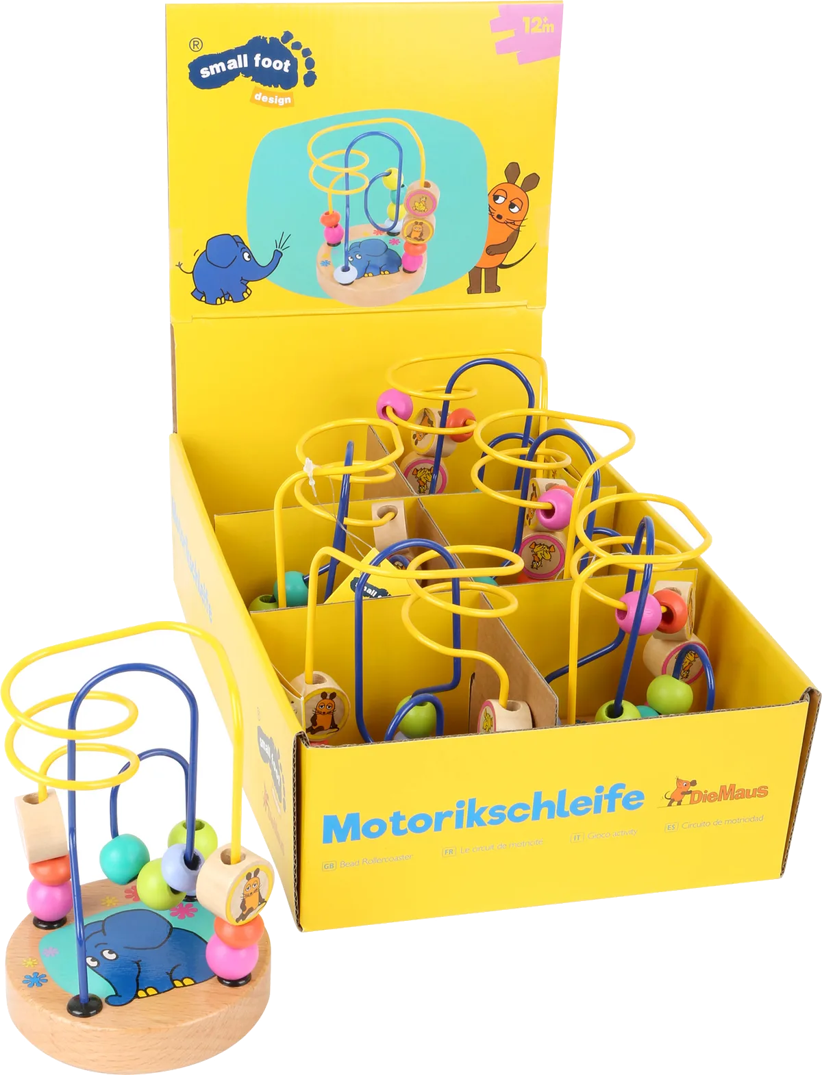 small foot Display Activity Loop with Elephant (6 pcs), The mouse - image 1