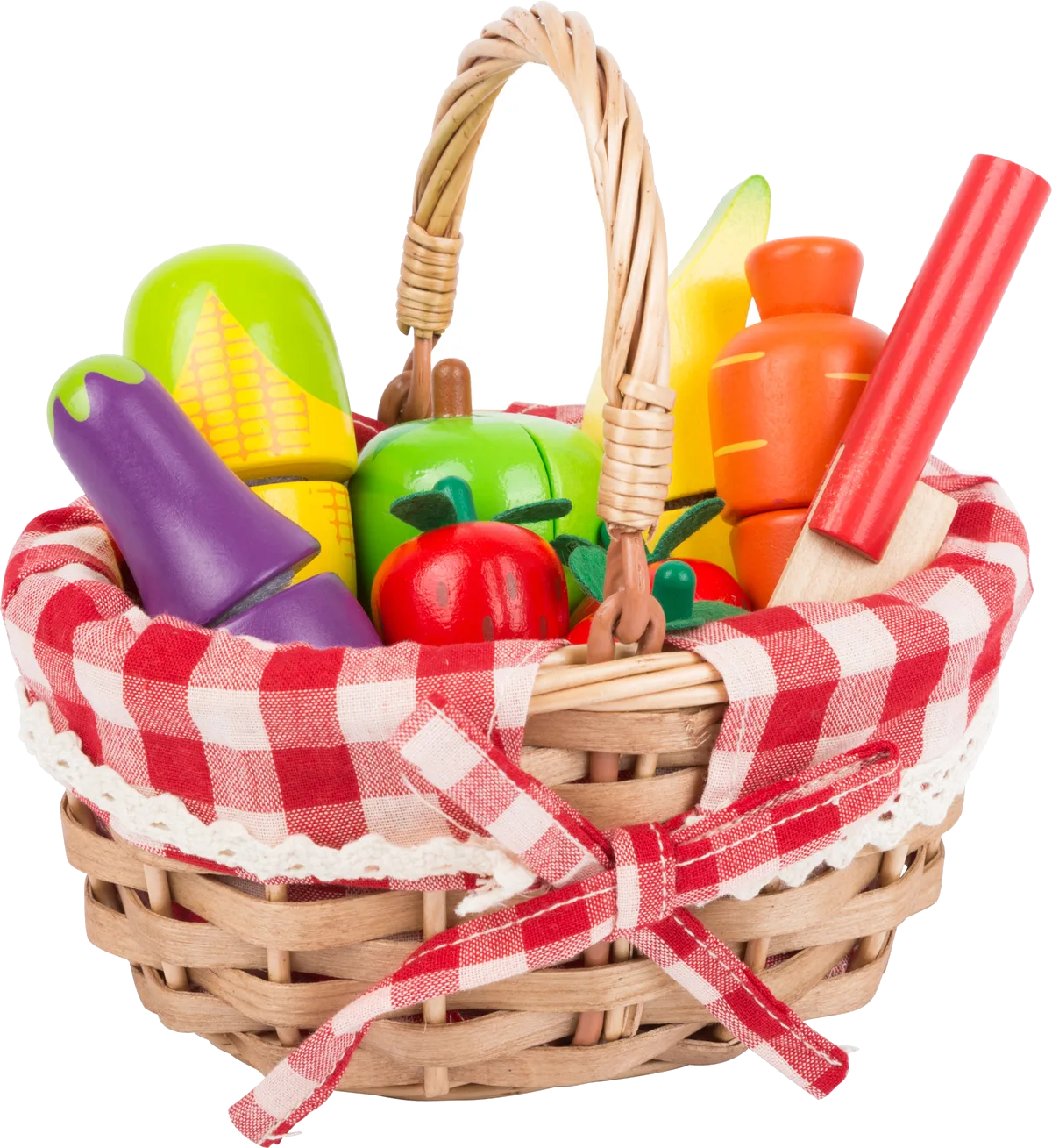 small foot Shopping Basket with Fruit and Vegetables, Divisible - image 1