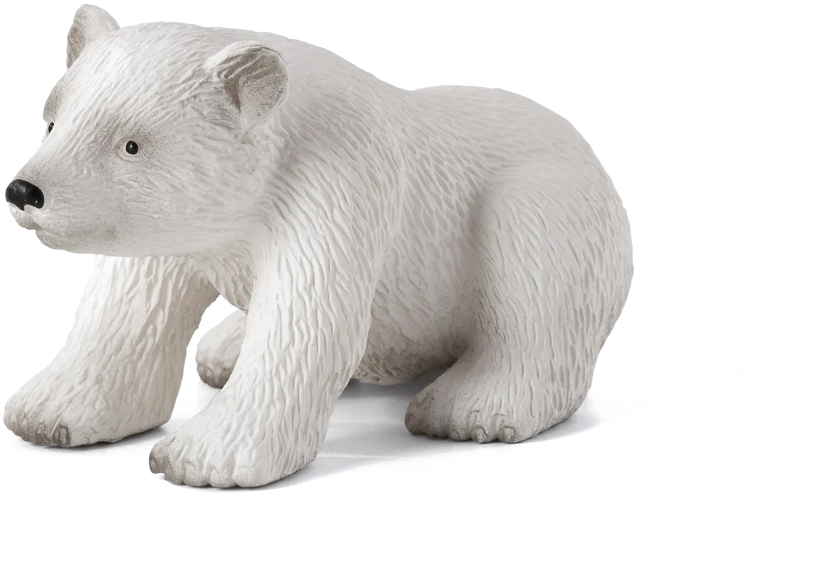 Mojo Sitting Polar Bear Cub - image 1