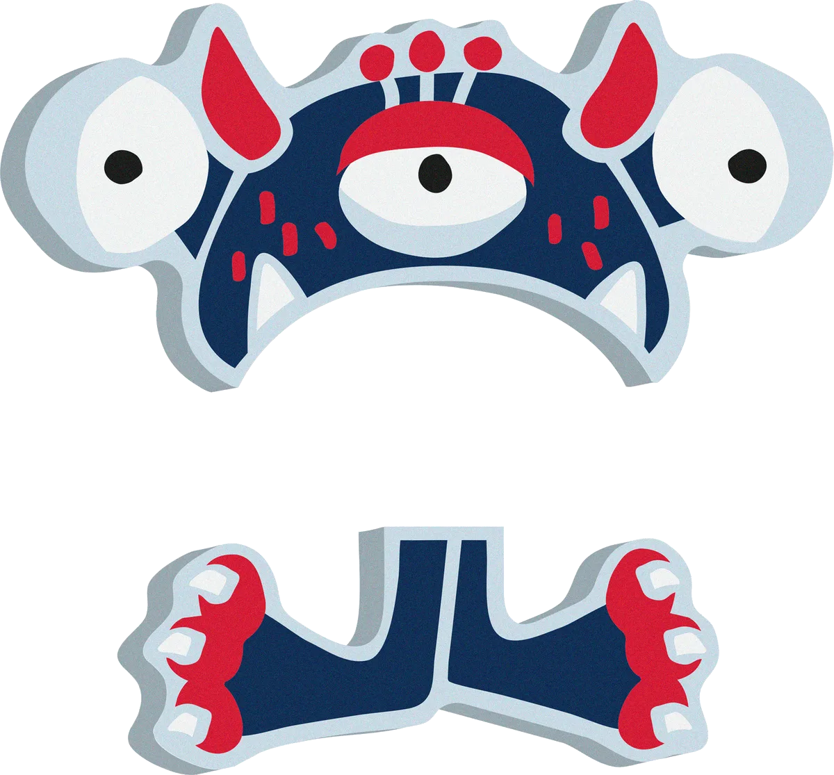 small foot ABC Letter Monster Al, Bamboo - image 1