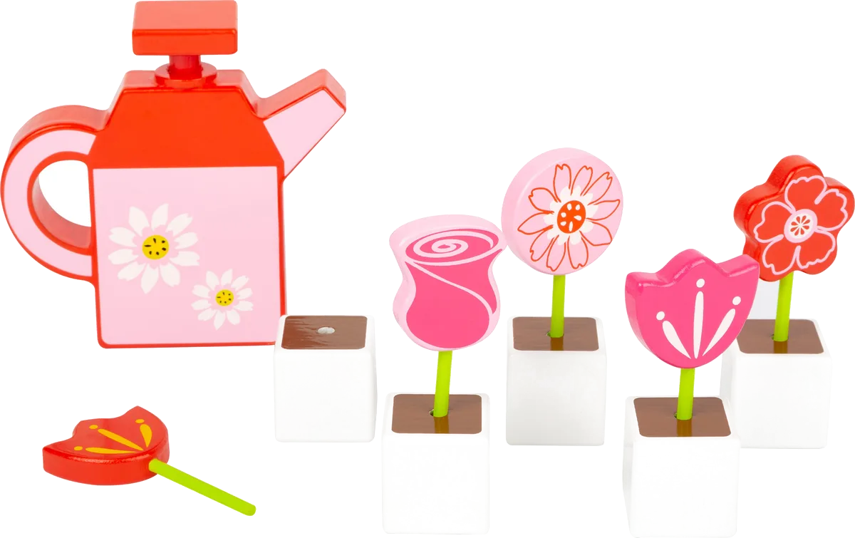 small foot Flower set with watering can - image 1