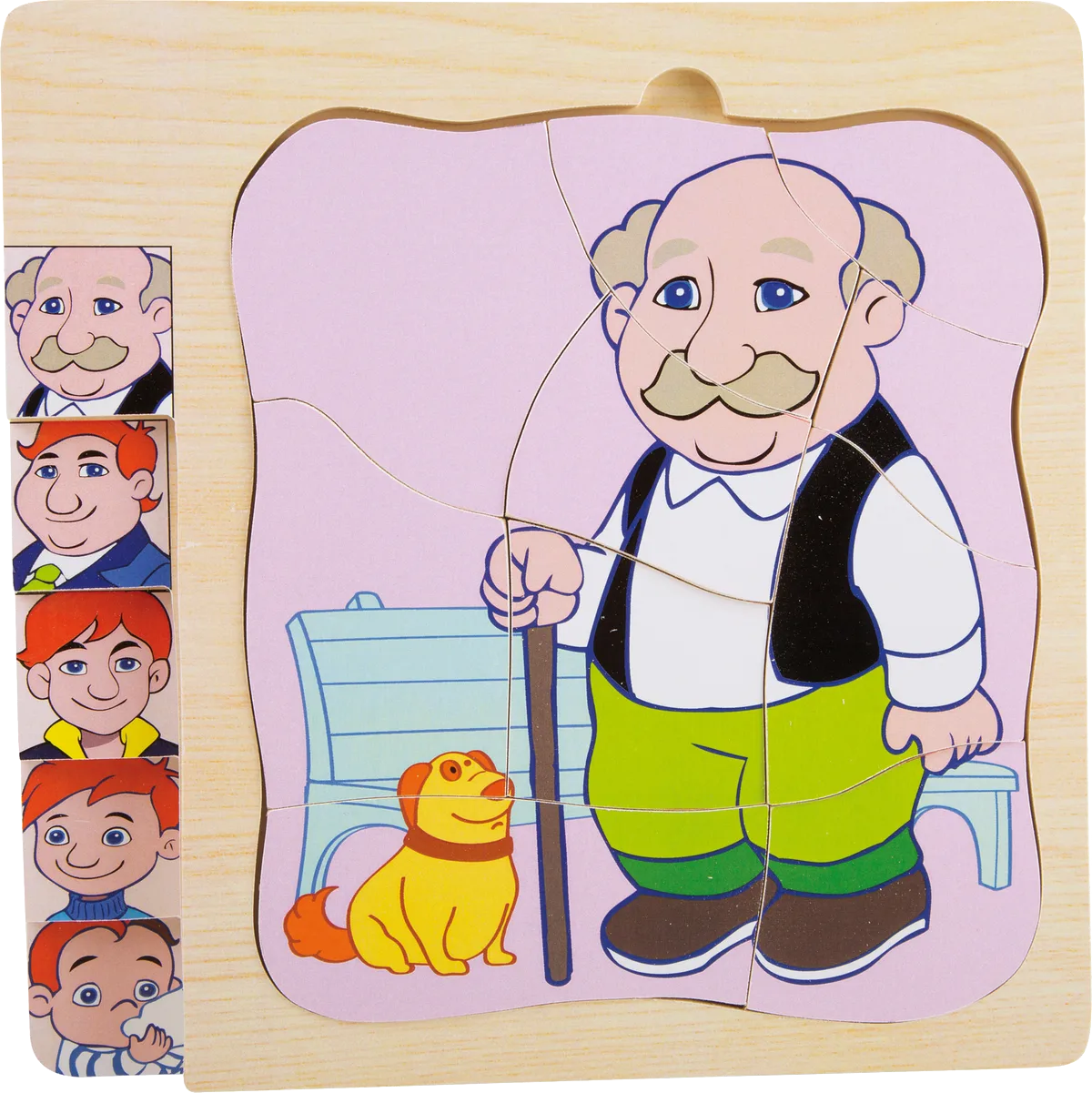 small foot Puzzle in Layer, Grandpa's Life - image 1