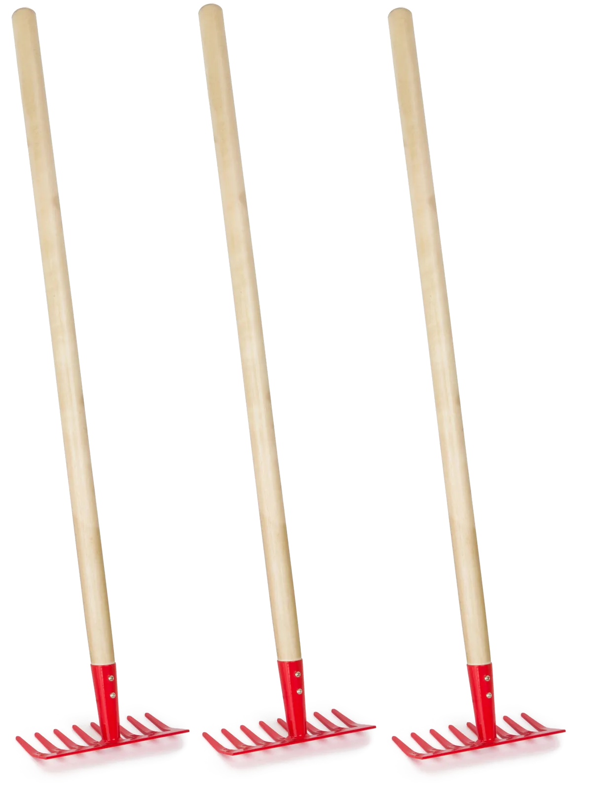 Rakes 3-Pack, red - image 1