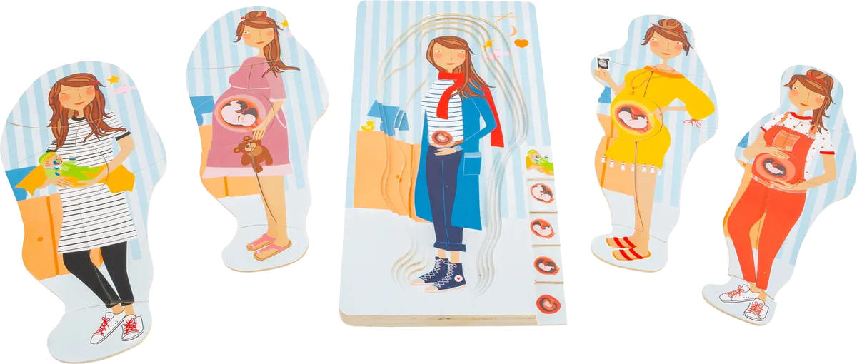 small foot Puzzle in Layers, Pregnancy - image 1