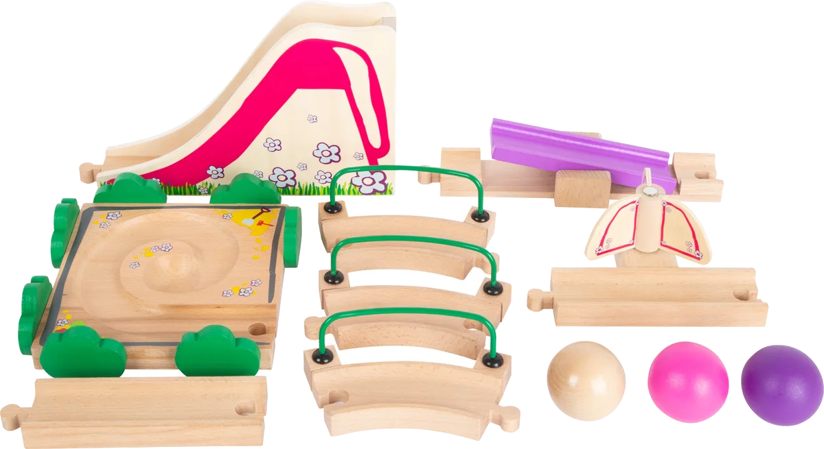 small foot Race Ball Track and Playground - image 1