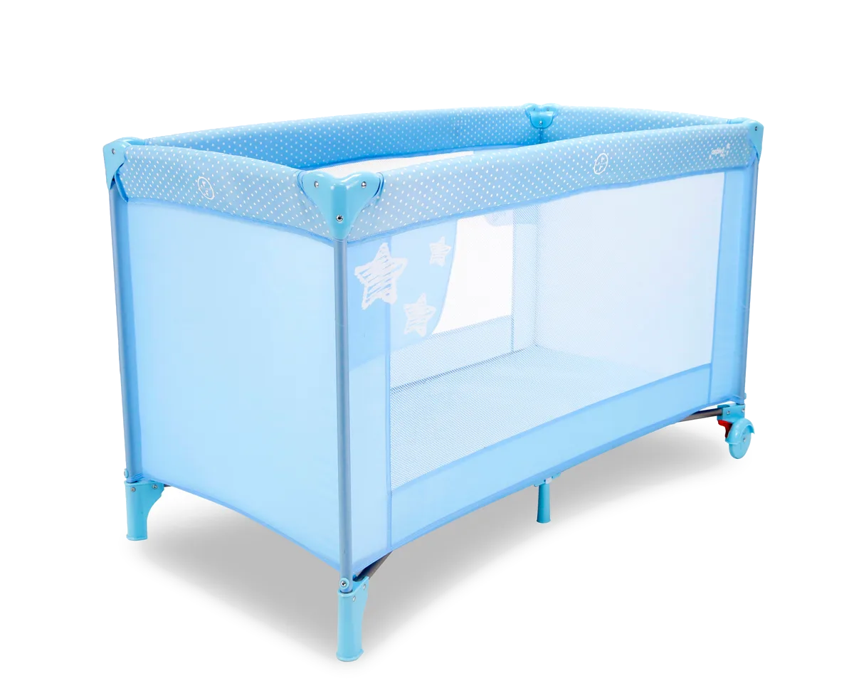 Asalvo Travel Cot Baleares Stars, Blue - image 1