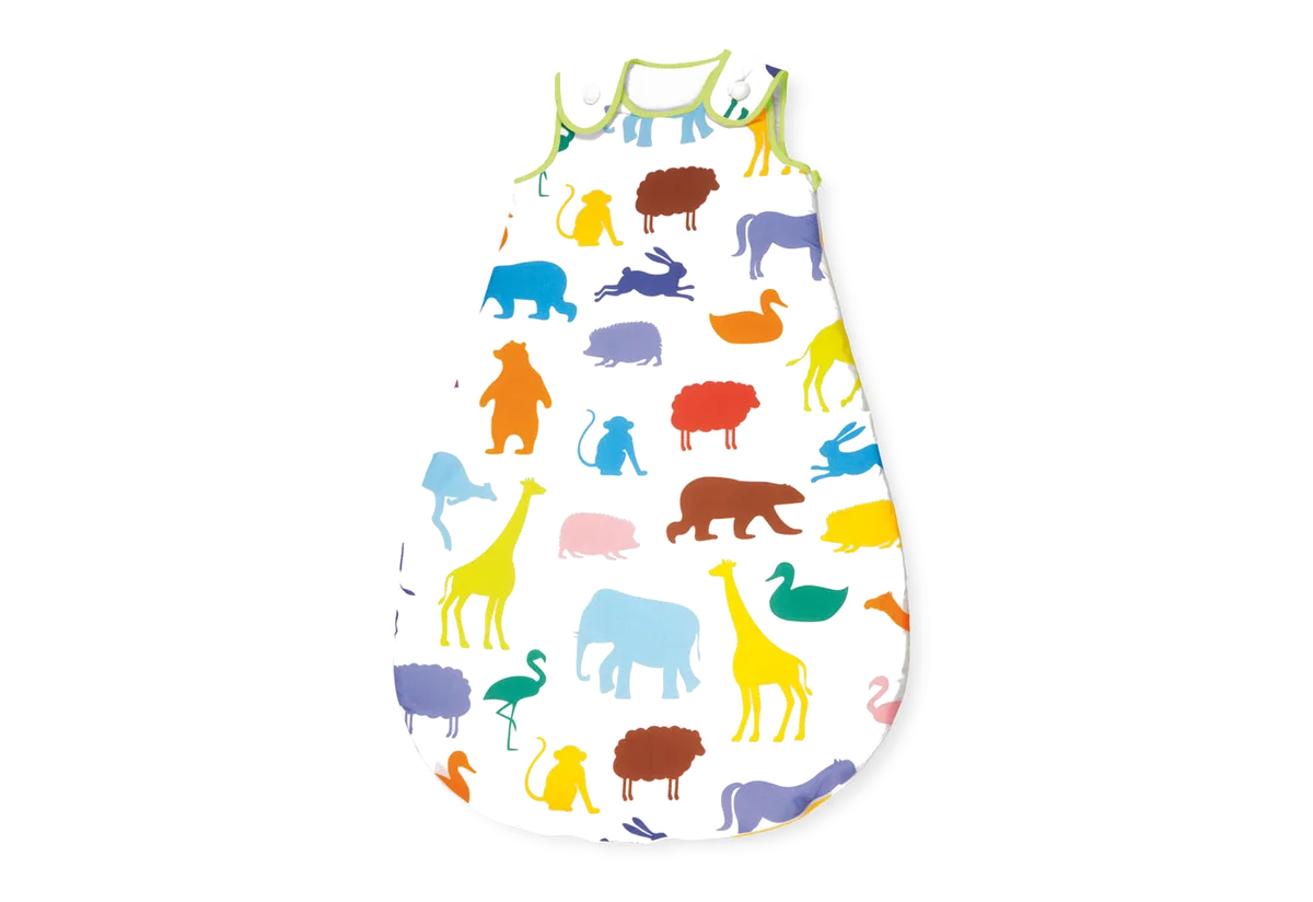 Pinolino Sleeping Bag 90cm Winter, Happy Zoo - image 1