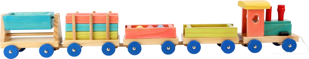 small foot Train with Blocks, Emil - image 1