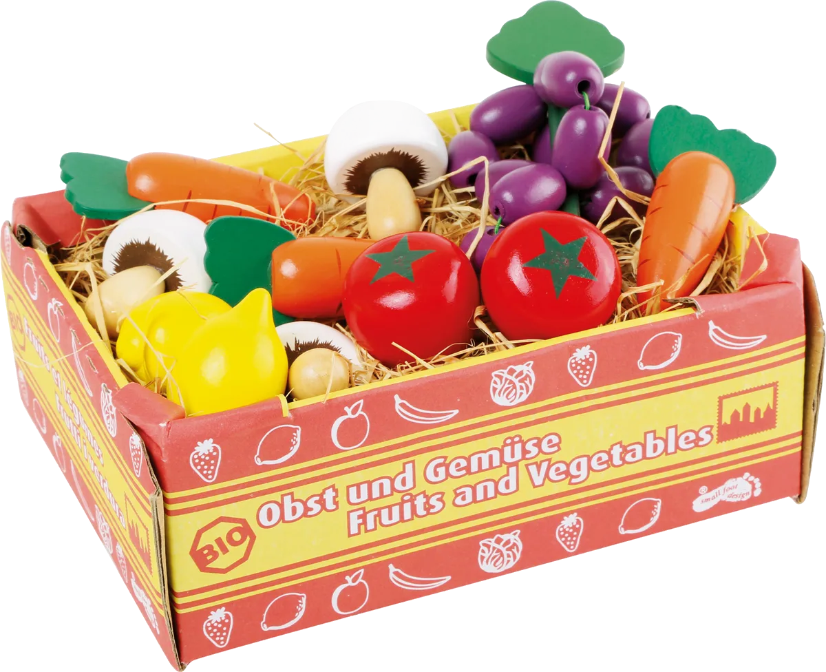 small foot Box of Vegetables - image 1