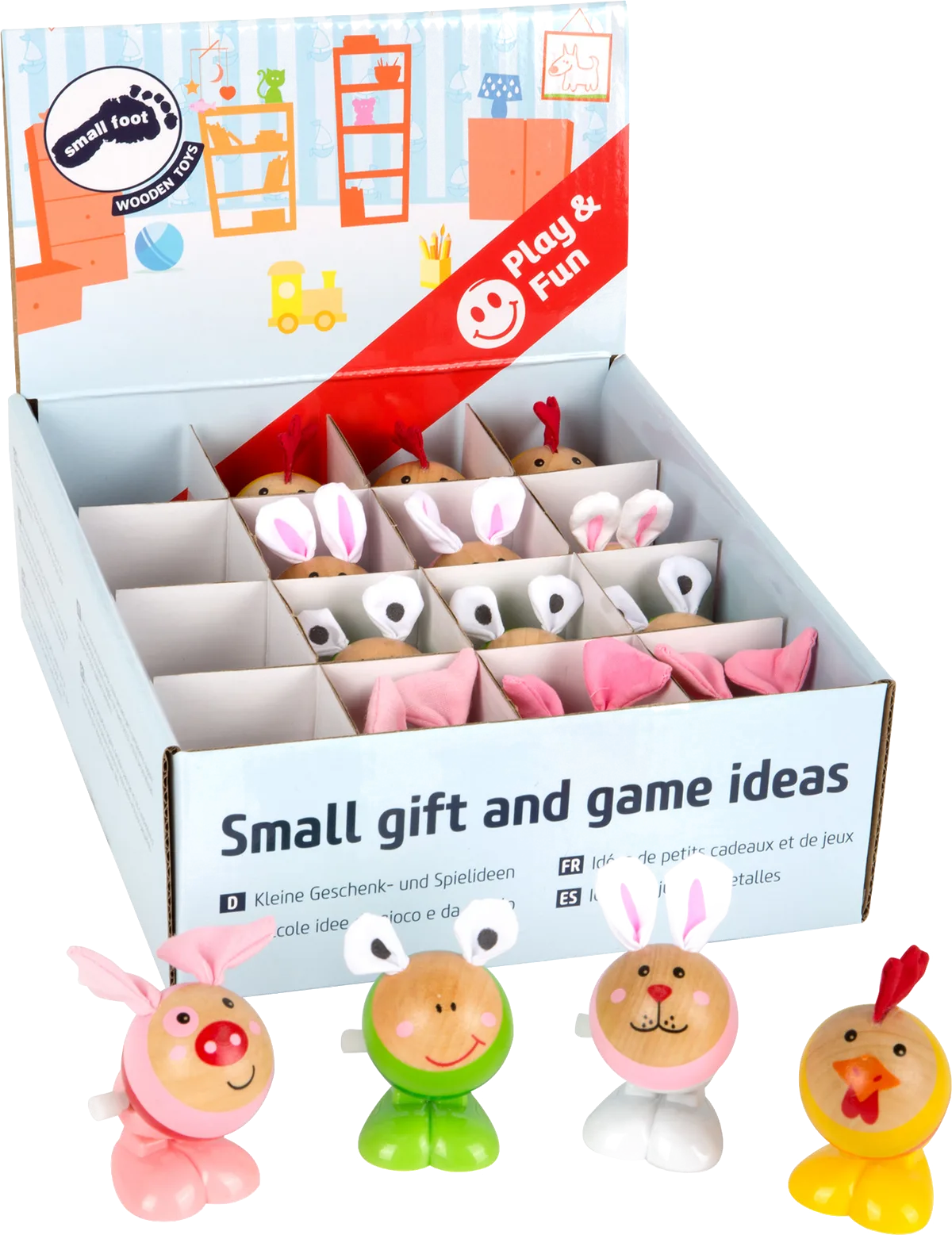 small foot Wooden Jumping Animals Display - image 1