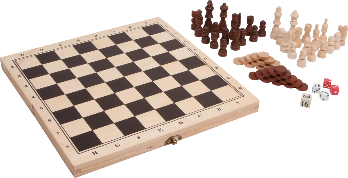 small foot Classic Games in Wooden Box - image 1